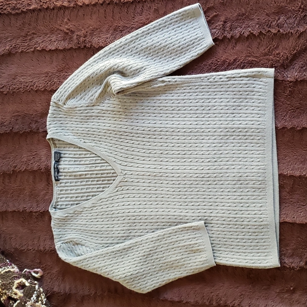Cable knit sweater